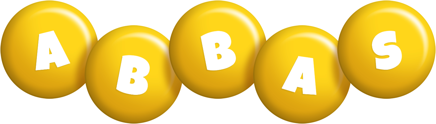 Abbas candy-yellow logo