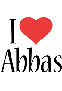 Abbas i-love logo