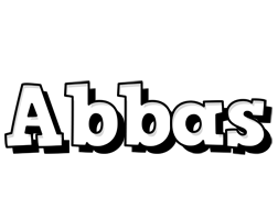 Abbas snowing logo