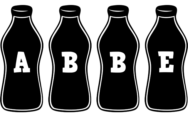 Abbe bottle logo