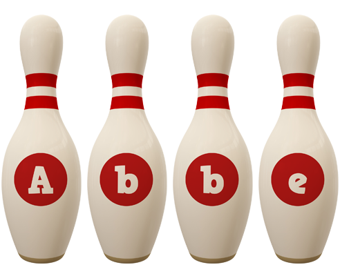 Abbe bowling-pin logo
