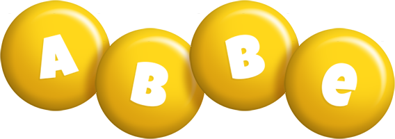 Abbe candy-yellow logo