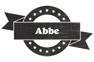 Abbe grunge logo