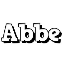 Abbe snowing logo