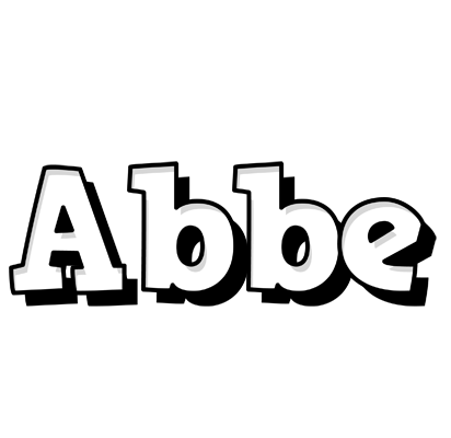 Abbe snowing logo
