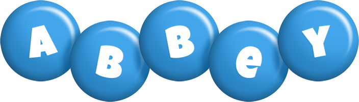 Abbey candy-blue logo