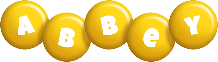 Abbey candy-yellow logo