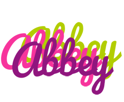 Abbey flowers logo