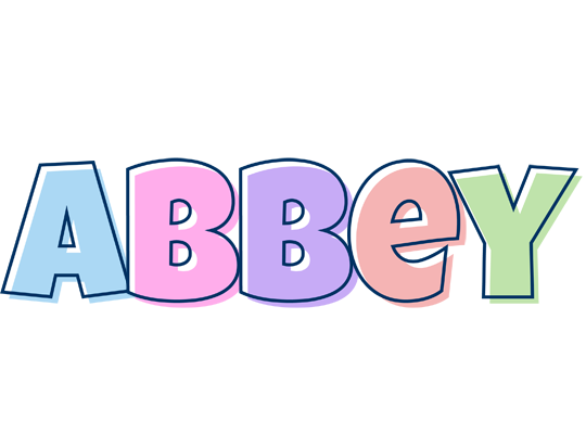 Abbey pastel logo