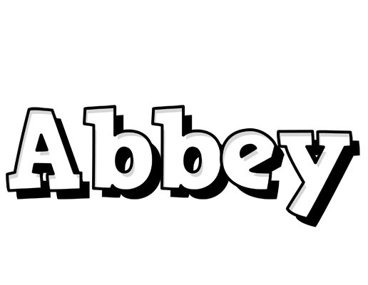 Abbey snowing logo
