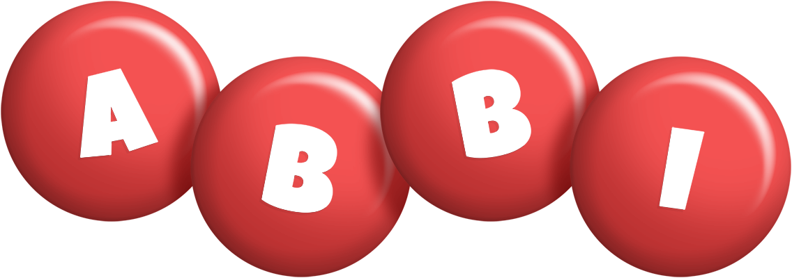 Abbi candy-red logo