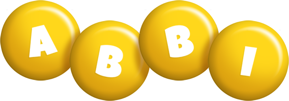 Abbi candy-yellow logo