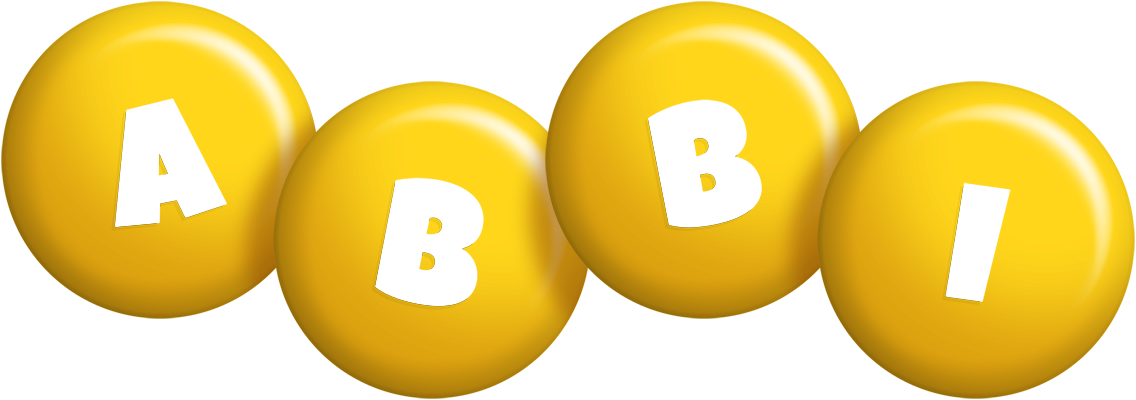 Abbi candy-yellow logo