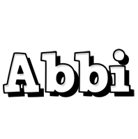 Abbi snowing logo