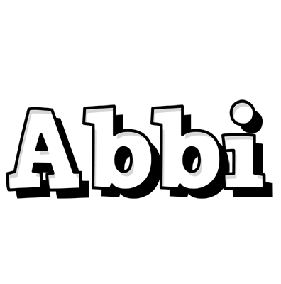 Abbi snowing logo