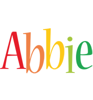 Abbie birthday logo