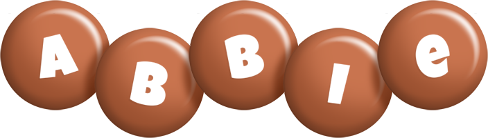 Abbie candy-brown logo
