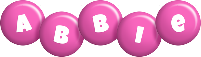 Abbie candy-pink logo