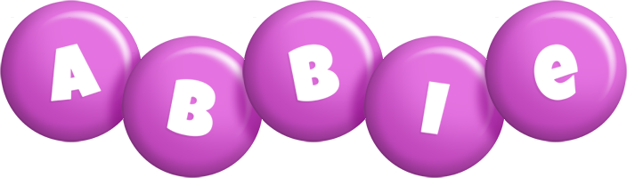 Abbie candy-purple logo