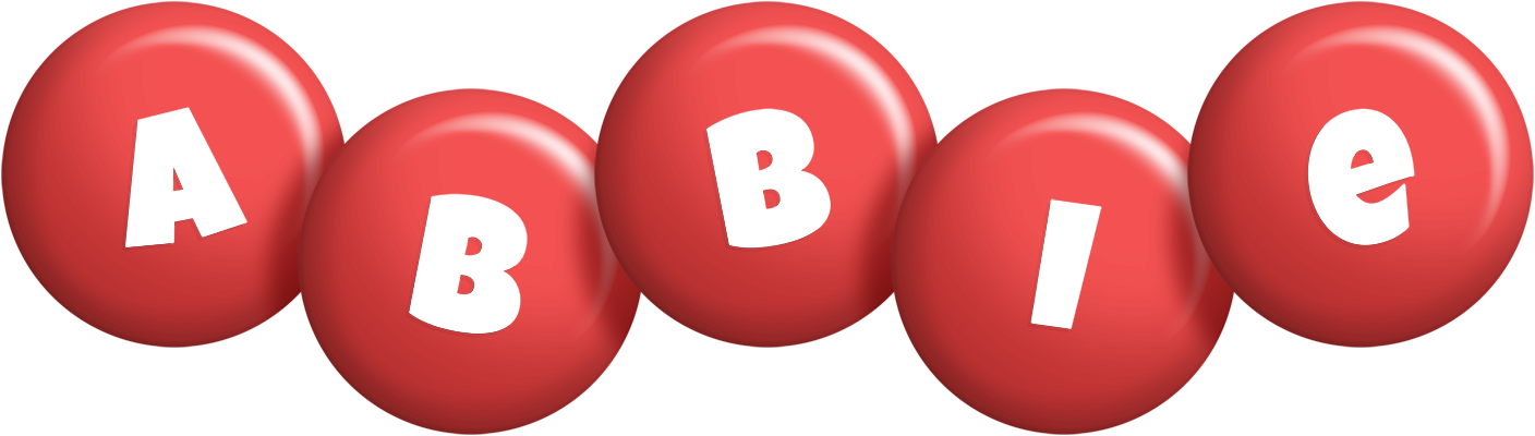 Abbie candy-red logo