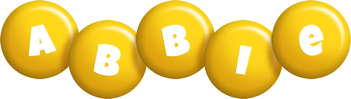 Abbie candy-yellow logo