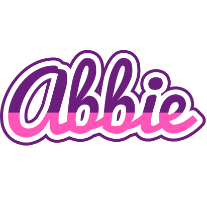 Abbie cheerful logo