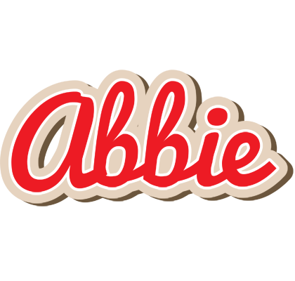 Abbie chocolate logo