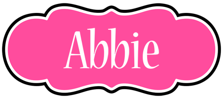 Abbie invitation logo