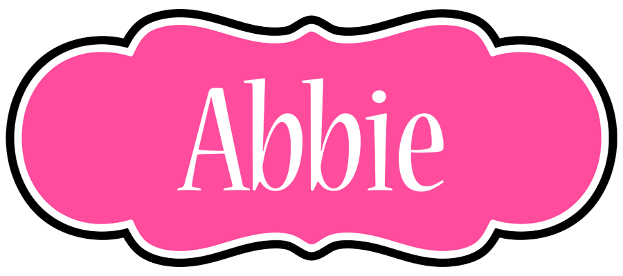 Abbie invitation logo