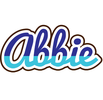 Abbie raining logo
