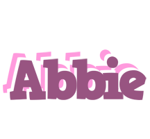 Abbie relaxing logo