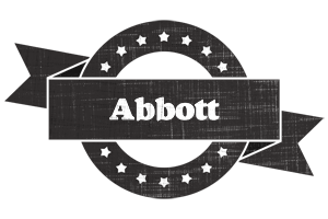 Abbott grunge logo