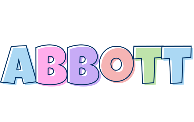 Abbott pastel logo