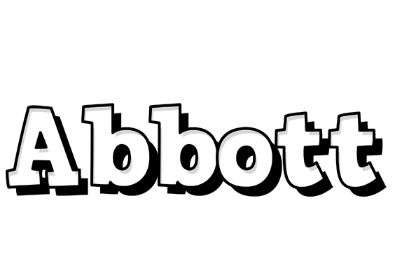 Abbott snowing logo