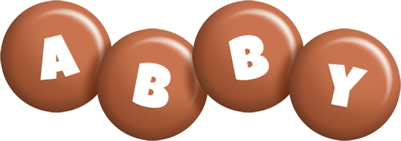 Abby candy-brown logo