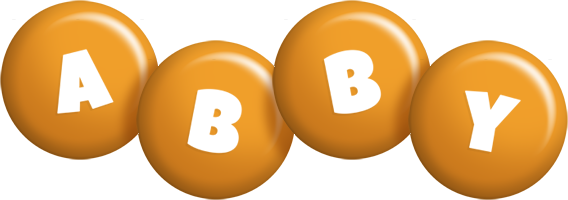 Abby candy-orange logo