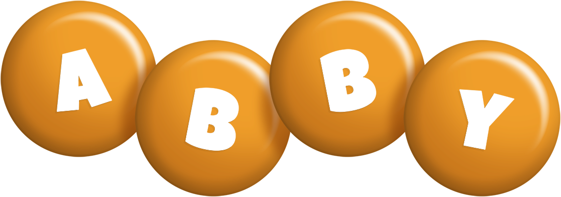 Abby candy-orange logo