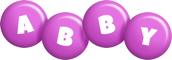 Abby candy-purple logo