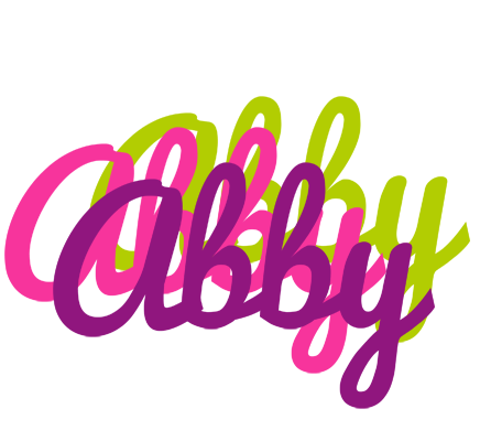 Abby flowers logo