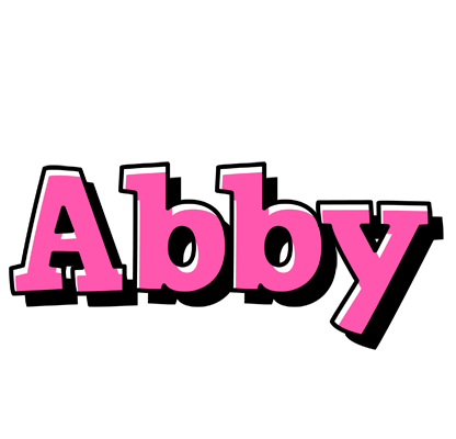 Abby girlish logo