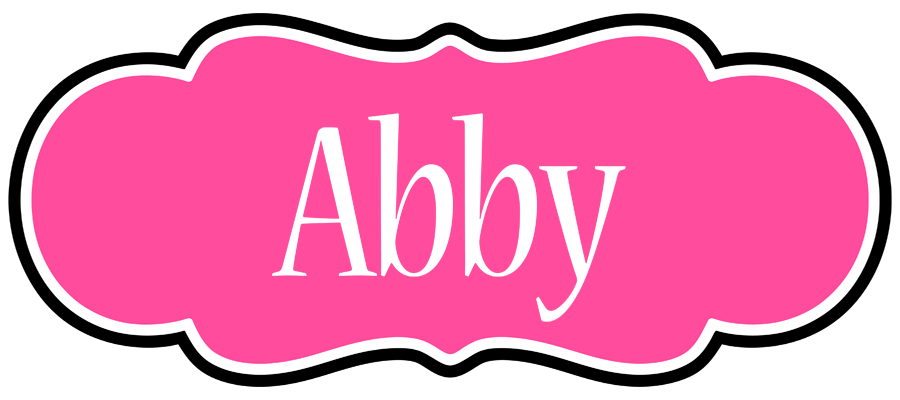 Abby invitation logo