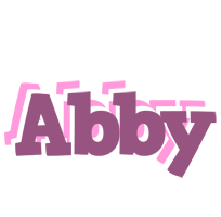 Abby relaxing logo