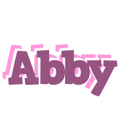 Abby relaxing logo