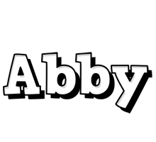 Abby snowing logo