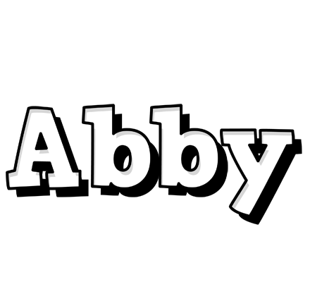 Abby snowing logo