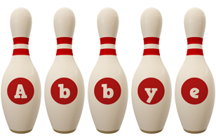 Abbye bowling-pin logo