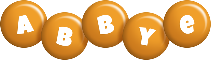 Abbye candy-orange logo