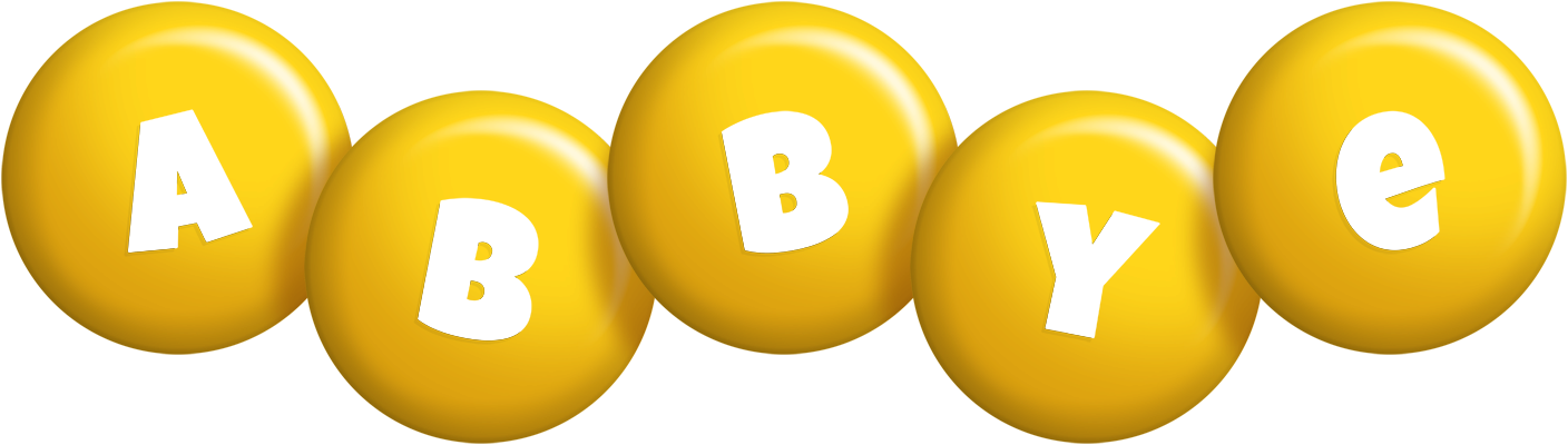 Abbye candy-yellow logo