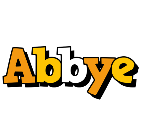 Abbye cartoon logo