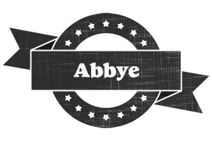 Abbye grunge logo